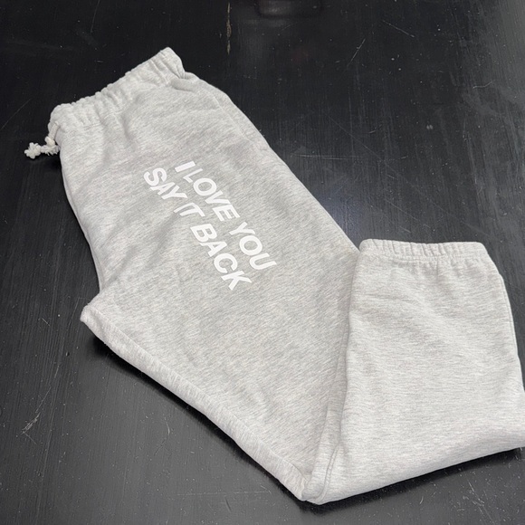 LONELY GHOST Pants - LONELY GHOST athletic gray fleece joggers. size XL.